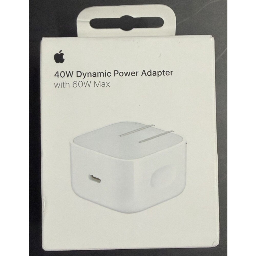 Genuine Apple 40W Dynamic Power Adapter with 60W Max - BRAND NEW SEALED